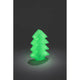 LED Acryl Tannenbaum mit 6 Farbwechselfunktionen 42 RGB Dioden 12V IP44 in Grün leuchtend.