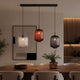 s.luce Velo spisebordslampe 3-lys baldakin 120cm Ø 25cm