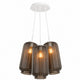 s.luce Velo Cluster glas-pendellampe med 3 lyskilder 3x18 cm 