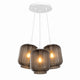 s.luce Velo Glas-pendellampe cluster med 3 lyskilder 3x20 cm 