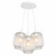 s.luce Velo Glas-pendellampe cluster med 3 lyskilder 3x20 cm 