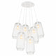 s.luce Velo Cluster glas-pendellampe med 7 lyskilder 7x18 cm 