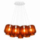 s.luce Velo Cluster glaspendel med 7 lyskilder 7x25 cm 