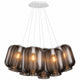 s.luce Velo Cluster glaspendel med 7 lyskilder 7x25 cm 