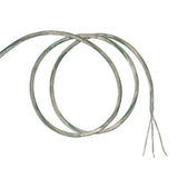 Transparentes Lampenkabel 3 x 0,75mm mit 1 Meter Länge für Lampenverlängerung.