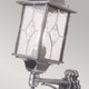 Lanterna da parete per esterni Wexford a 1 luce IP44 Nero, Argento (3)