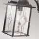 Lanterna de parede exterior Wexford 1 luz Prateada 37 cm (4)