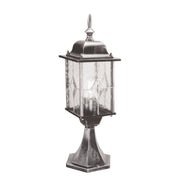 Wexford pedestal light 1-light classic IP44 Black, silver 52cm (1)