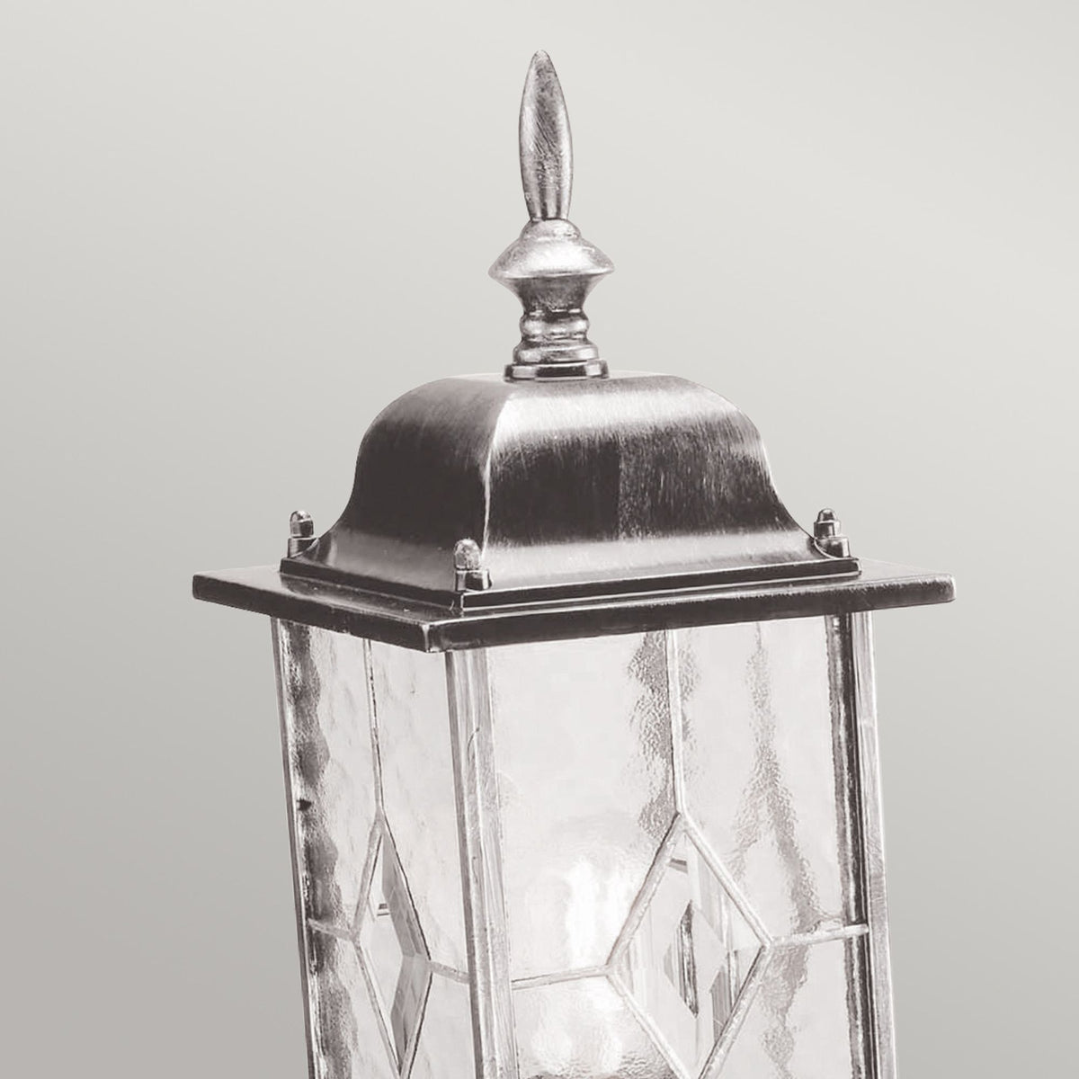 Lampada da esterno da pavimento Wexford a 1 luce Classico IP44 Nero, Argento 52cm (3)