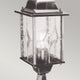 Lampada da esterno da pavimento Wexford a 1 luce Classico IP44 Nero, Argento 52cm (2)