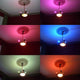 RGBW LED-Strip-Funk-Controller mit verschiedenen Lichtfarben und stufenlos dimmbaren Optionen.